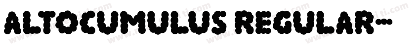 Altocumulus Regular字体转换